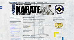 Desktop Screenshot of kyokushinkarate.se