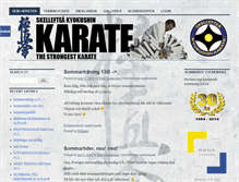 Tablet Screenshot of kyokushinkarate.se